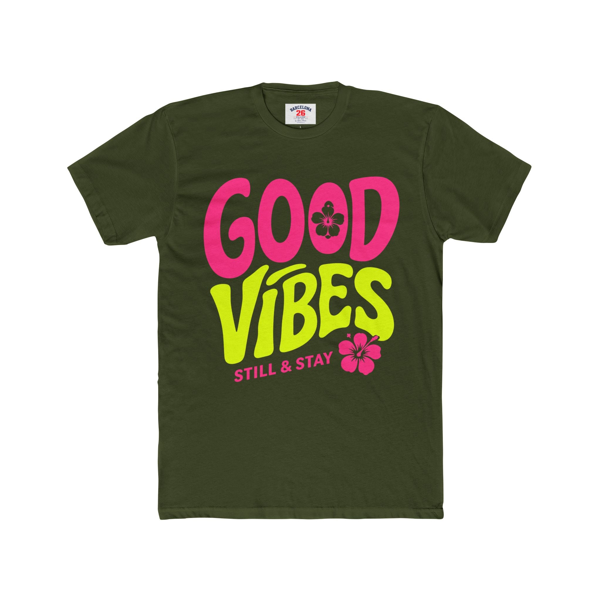 Still & Stay – Good Vibes Neon Unisex T-Shirt