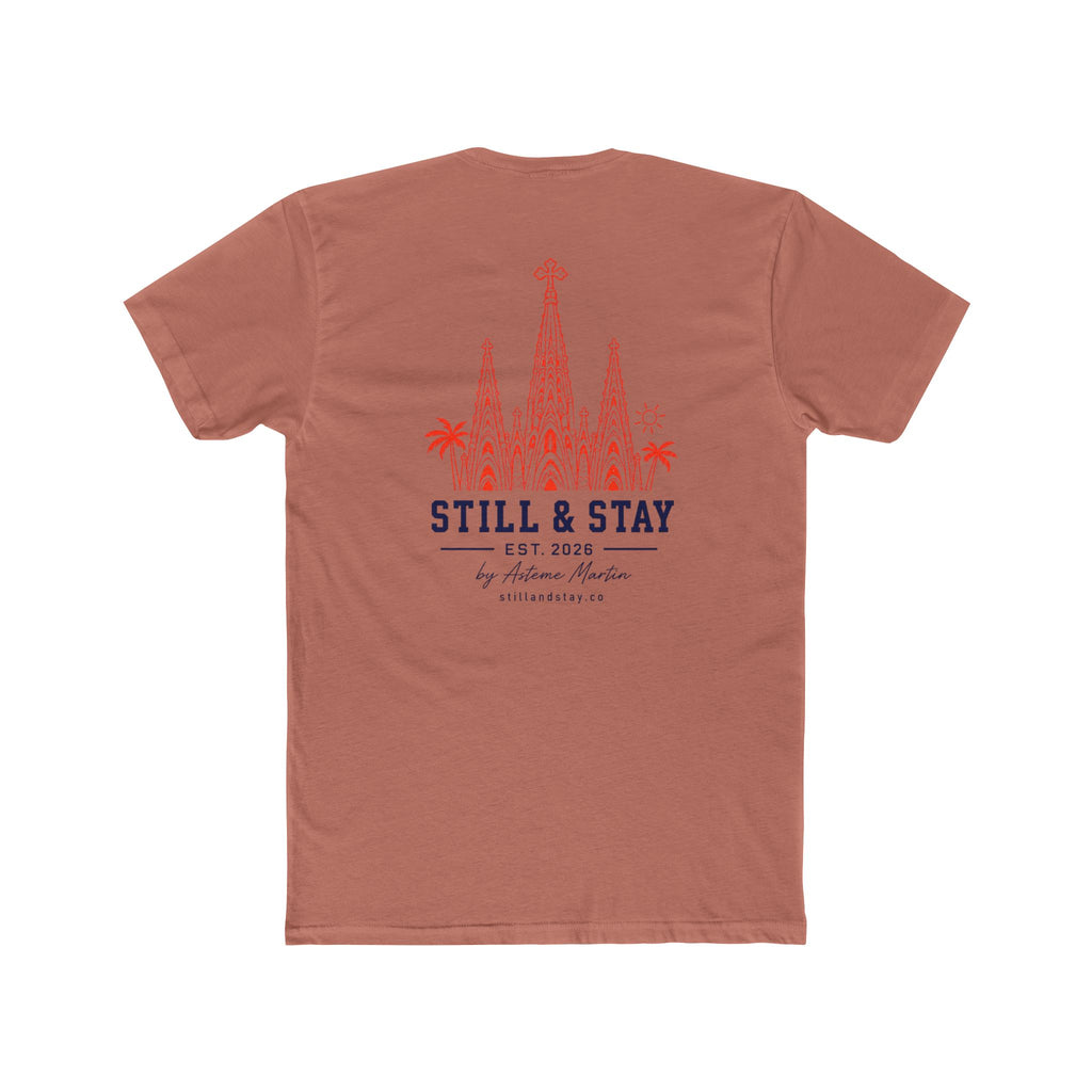 Barcelona Sagrada Família T-Shirt | Barcelona 26 Graphic Tee | Unisex Cotton Shirt