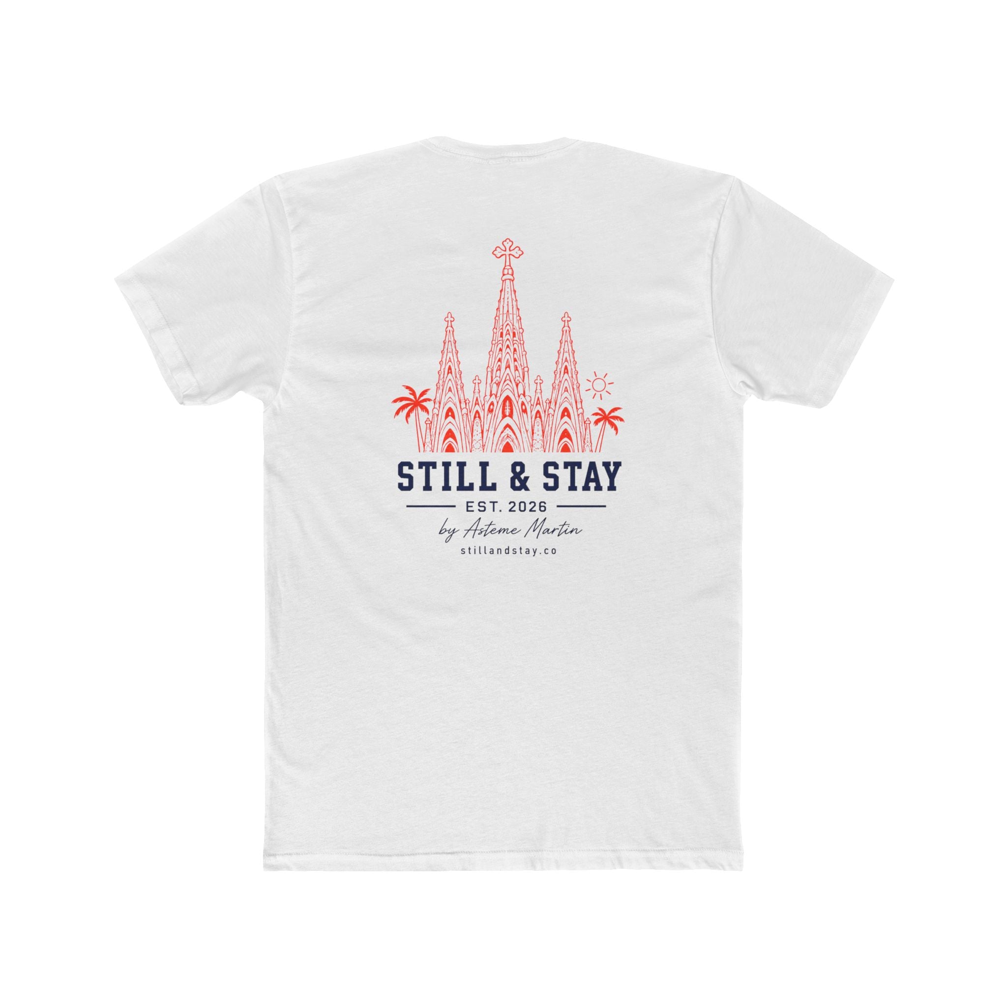 Barcelona Sagrada Família T-Shirt | Barcelona 26 Graphic Tee | Unisex Cotton Shirt