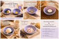 Flower Ceramic Bowl – Lilac (Set of 2)