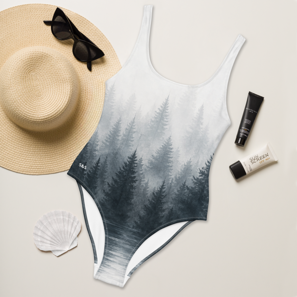 SILENT LAKE — Forest Reflection Swimsuit Bañador / SILENT LAKE — Reflejo del Bosque