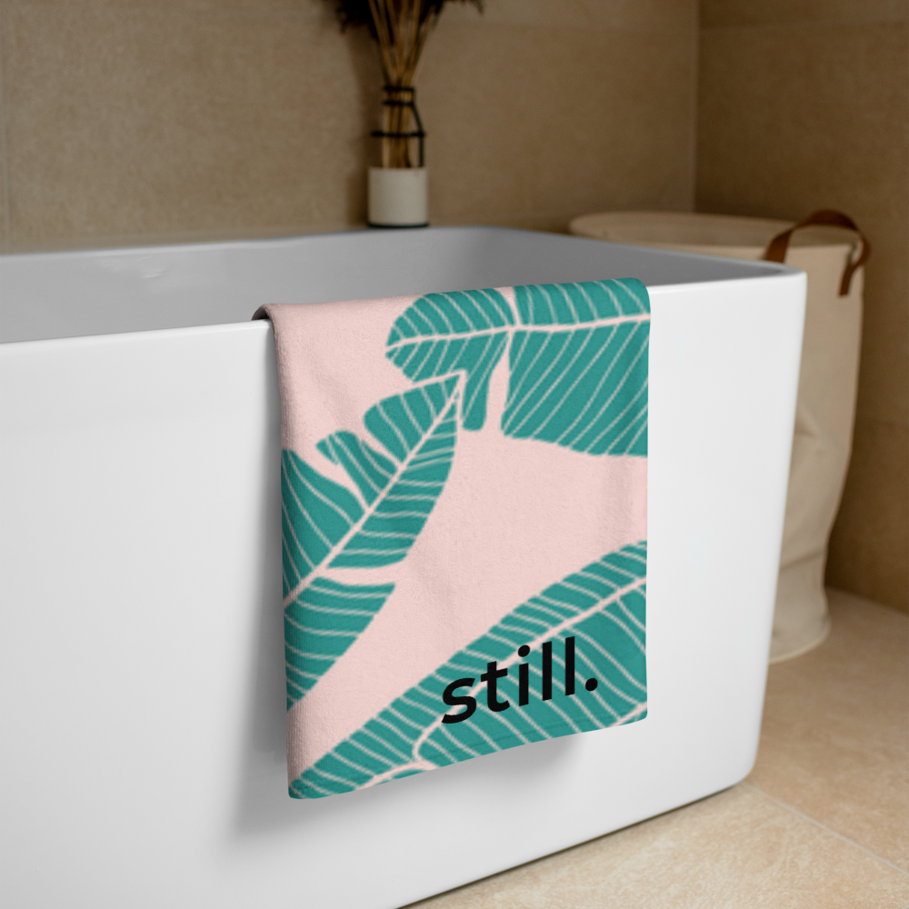 Banana Beach Towel — Pink Summer Edition