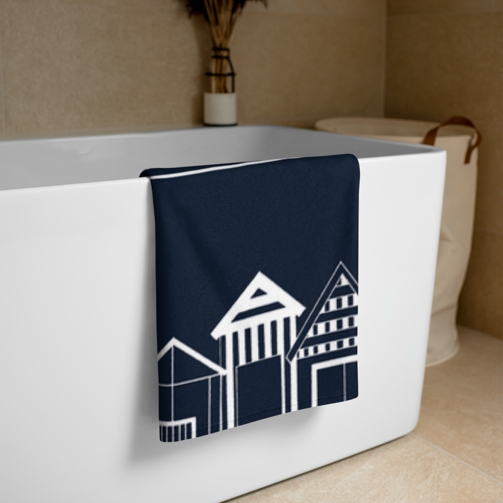 Deep Navy Coastal Towel